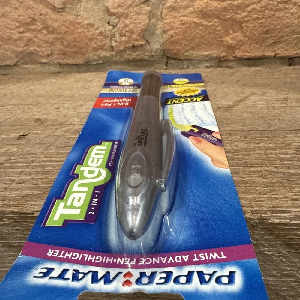 2004 Paper Mate Tandem 2 In 1 Pen Highlighter
